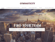 Tablet Screenshot of gymnasticity.com